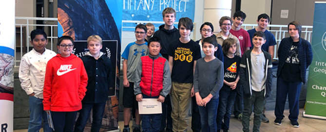 Competitors in the regional History Bee