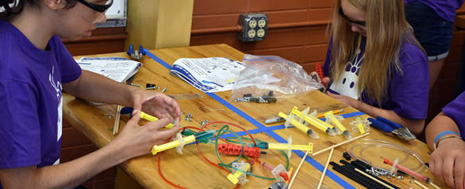 Students complete projects at summer robotics camp